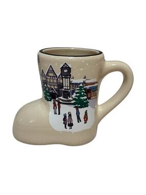 Souvenir Boot Mug Busch Gardens Williamsburg, VA Holiday Christmas
